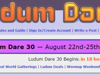 Dare-dare, le Ludum Dare n°30 commence dans quelques heures
